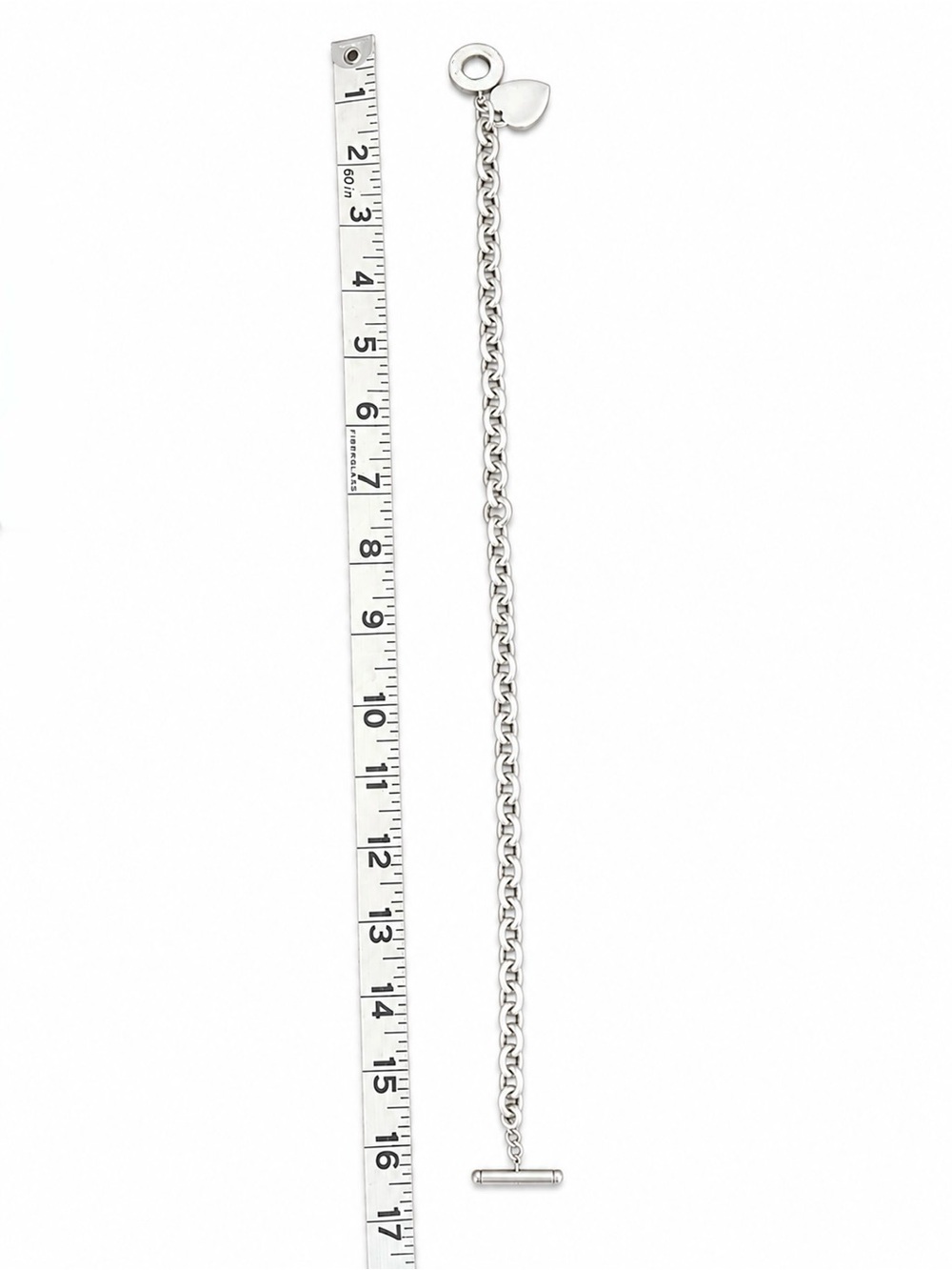 Authenticated Tiffany & Co. Return To Tiffany Silver Toggle Heart Tag Necklace - Picture 9 of 11